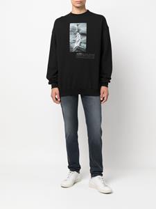 Autry Sweater met print - Zwart