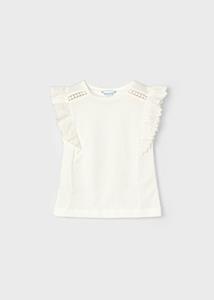 Mayoral Meisjes t-shirt - Natural