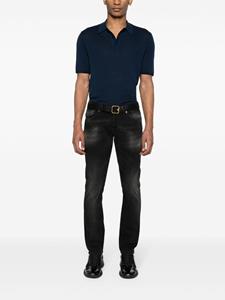 DONDUP George low waist jeans met toelopende pijpen - Zwart