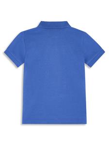 Ralph Lauren Kids logo-embroidered cotton polo shirt - Blauw