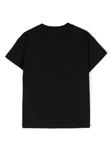AMIRI KIDS Katoenen T-shirt met luipaardprint - Zwart