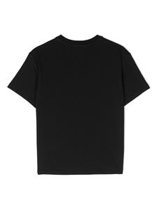 MSGM Kids logo-print cotton T-shirt - Zwart