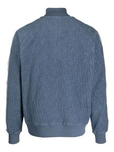 Diesel Sweater met gestreepte mouwen - Blauw