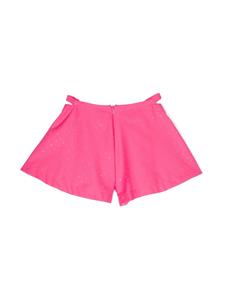 Chiara Ferragni Kids rhinestone-embellishment shorts - Roze