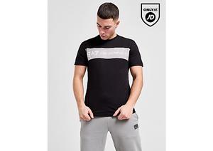 Emporio Armani EA7 Colour Block T-Shirt - Black- Heren