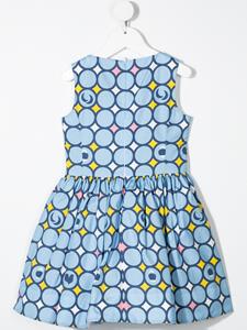 Simonetta Jurk met geometrische print - Blauw