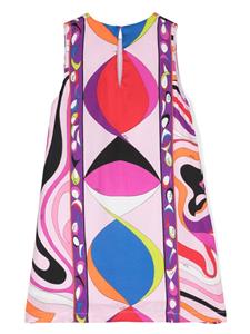 PUCCI Junior Iride-print sleeveless dress - Roze