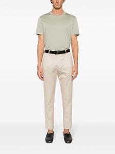 Brioni slim-fit cotton tailored trousers - Bruin