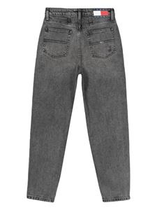 Tommy Jeans high-rise tapered-leg mom jeans - Grijs