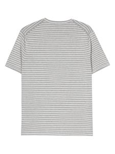ASPESI stripped knitted T-shirt - Grijs