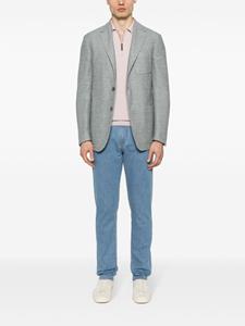 Canali fine-knit cotton polo shirt - Roze