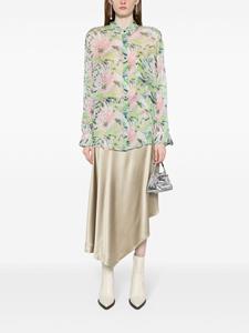 JNBY Zijden blouse met bloemenprint - Veelkleurig