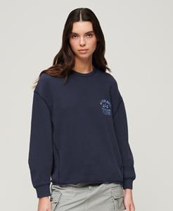 Superdry Vrouwen Essential Sweatshirt Blauw
