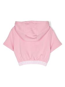 Versace Kids Cropped hoodie - Roze