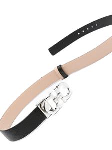 Ferragamo Gancini reversible leather belt - Beige
