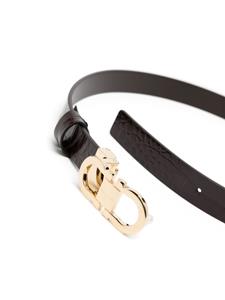 Ferragamo Gancini-buckle leather belt - Rood