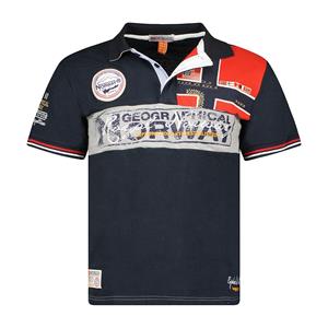 GEOGRAPHICAL NORWAY Rechte polo in piquétricot Kidney