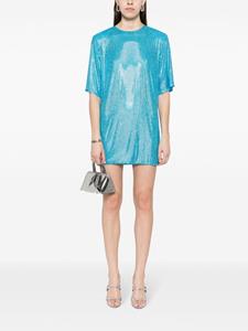 Giuseppe Di Morabito crystal-embellished T-shirt dress - Blauw