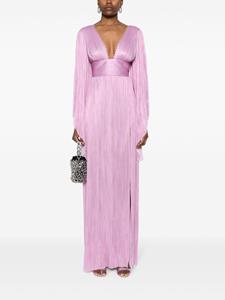Maria Lucia Hohan Harlow pleated gown - Paars
