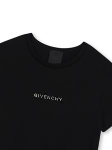 Givenchy Kids Katoenen T-shirt met logo - Zwart