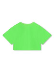 Marc Jacobs Kids Cropped T-shirt met print - Groen