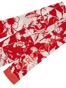 Ferragamo Sjaal met bloemenprint - Rood