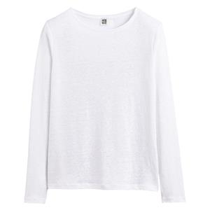 LA REDOUTE COLLECTIONS T-shirt in zuiver linnen, ronde hals