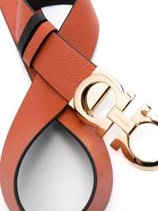 Ferragamo Leren riem - Oranje