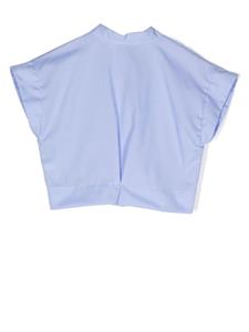 Lapin House Shirt met krijtstreep - Blauw