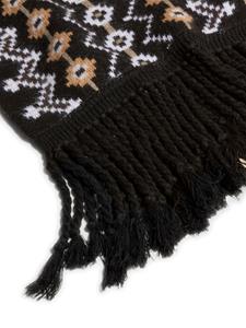 KHAITE Intarsia sjaal - Zwart