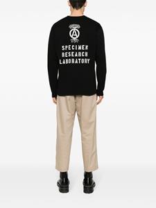 Neighborhood Sweater met logoprint - Zwart