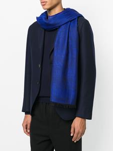 Armani Jeans jacquard logo scarf - Blauw