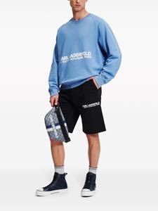 Karl Lagerfeld Sweater met logoprint - Blauw
