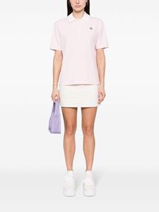 Moncler Poloshirt met logopatch - Roze