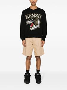 Kenzo Tiger Varsity cotton sweatshirt - Zwart