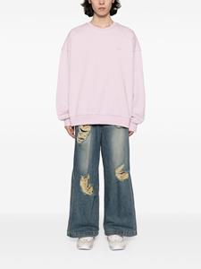 Juun.J Sweater met geborduurd logo - Roze