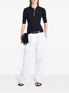 Proenza Schouler White Label Amber high waist pantalon - Wit