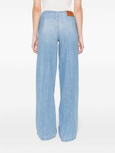 Ermanno Scervino drawstring-waist wide-leg jeans - Blauw