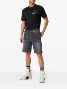 Philipp Plein Formentera low-rise denim shorts - Grijs