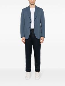 Brioni pleat-detail tailored trousers - Blauw