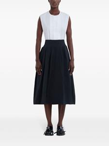 Marni high-waisted A-line midi skirt - Zwart