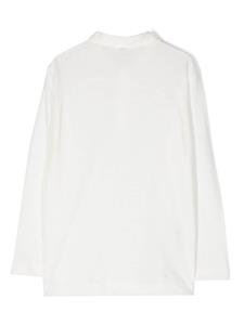 Il Gufo long-sleeve polo shirt - Wit