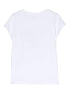 Monnalisa T-shirt met teddybeerprint - Wit
