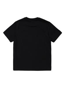 Dsquared2 Kids Katoenen T-shirt met grafische print - Zwart