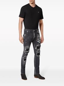 Philipp Plein Gescheurde jeans - Zwart