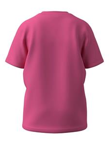 Diesel Kids Katoenen T-shirt met logoprint - Roze