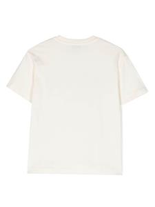MSGM Kids logo-print cotton T-shirt - Beige
