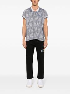 Vivienne Westwood Orb-jacquard cotton polo shirt - Blauw