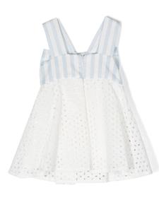 Lapin House Broderie anglaise jurk - Wit