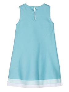 Il Gufo layered sleeveless dress - Blauw